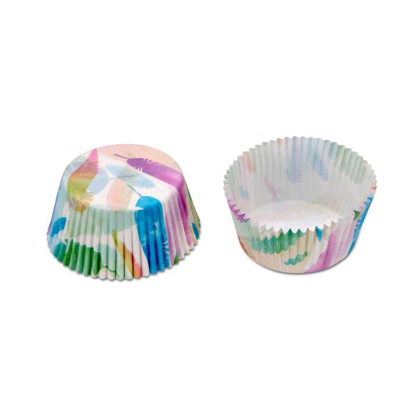 PIROTTINI MUFFIN RAINBOW FEATHERS Ø5-7 cm. h.3,5 cm PZ.50