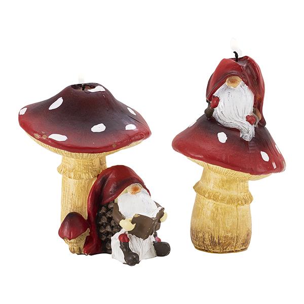 CANDELA BABBO NATALE FUNGO MOD.2 ASSORTITI CM.11 PZ.1